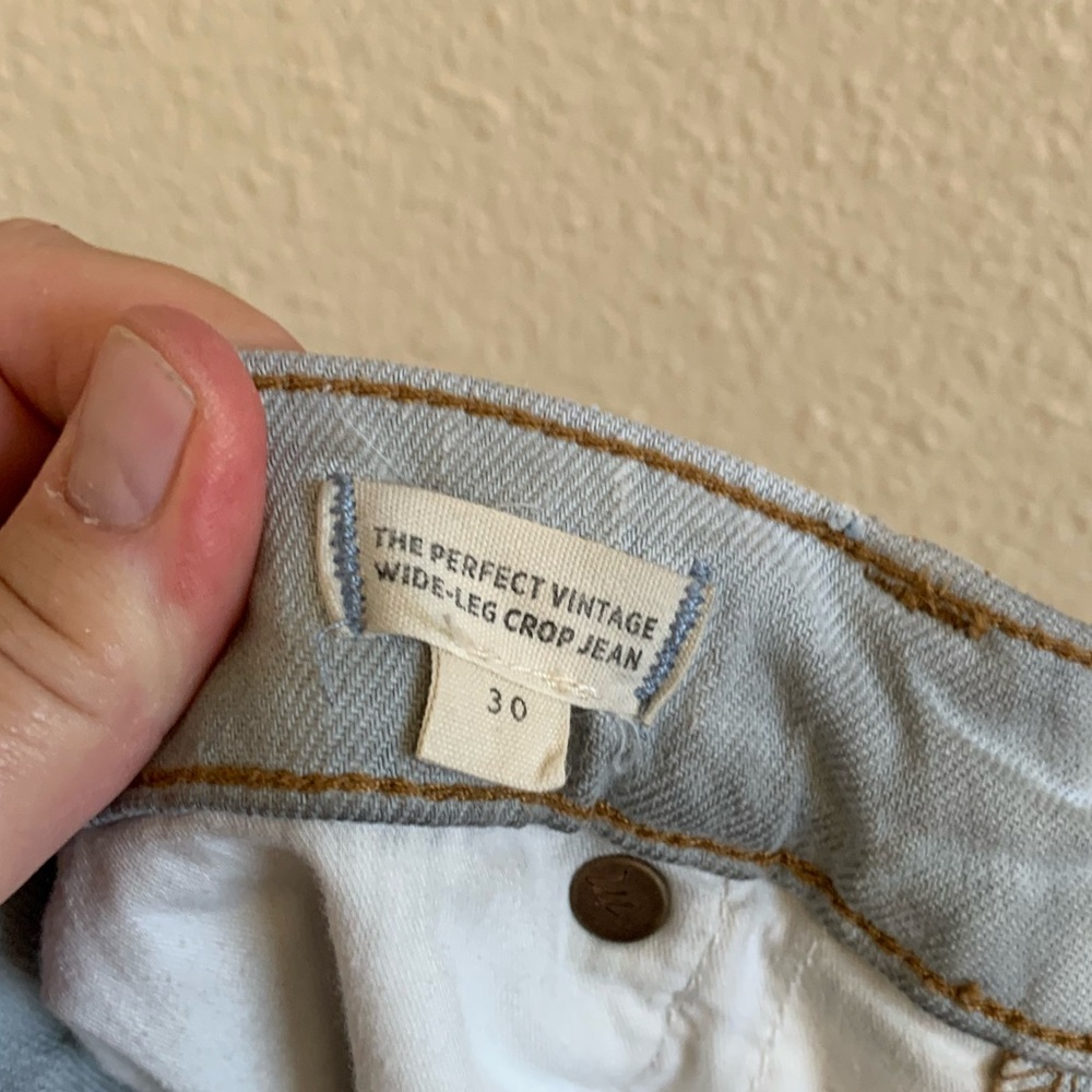 MADEWELL Perfect Vintage Wide-Leg Crop Jean 🌴 - Picture 9 of 10